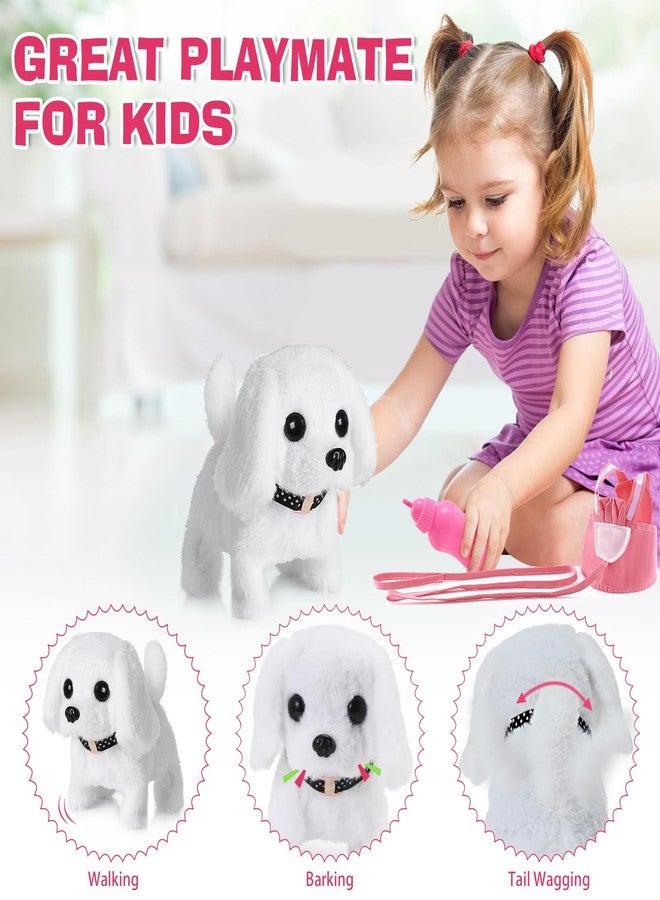 WorWoder 15 Pcs Robot Puppy Dog Toys for Girls Kids Boys, Realistic Robot Puppy Toys with Walk & Bark, Toy Gifts for 3 4 5 6 Year Old, Ideas 3 4 5 6 Year Old Birthday Gifts - Image 2